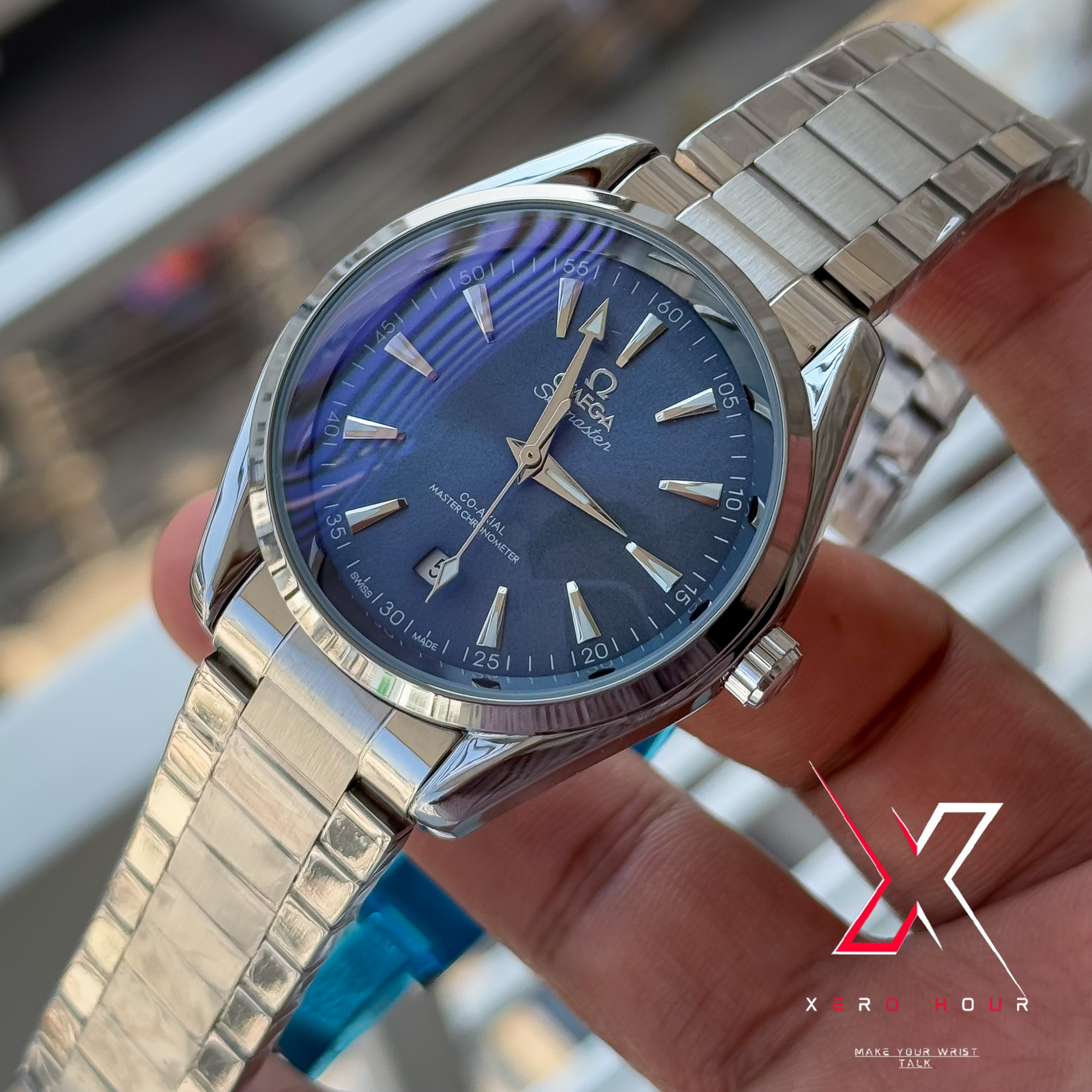 Omega Aqua Terra | Automatic Movement | Blue Dial | AA Grade_img_5
