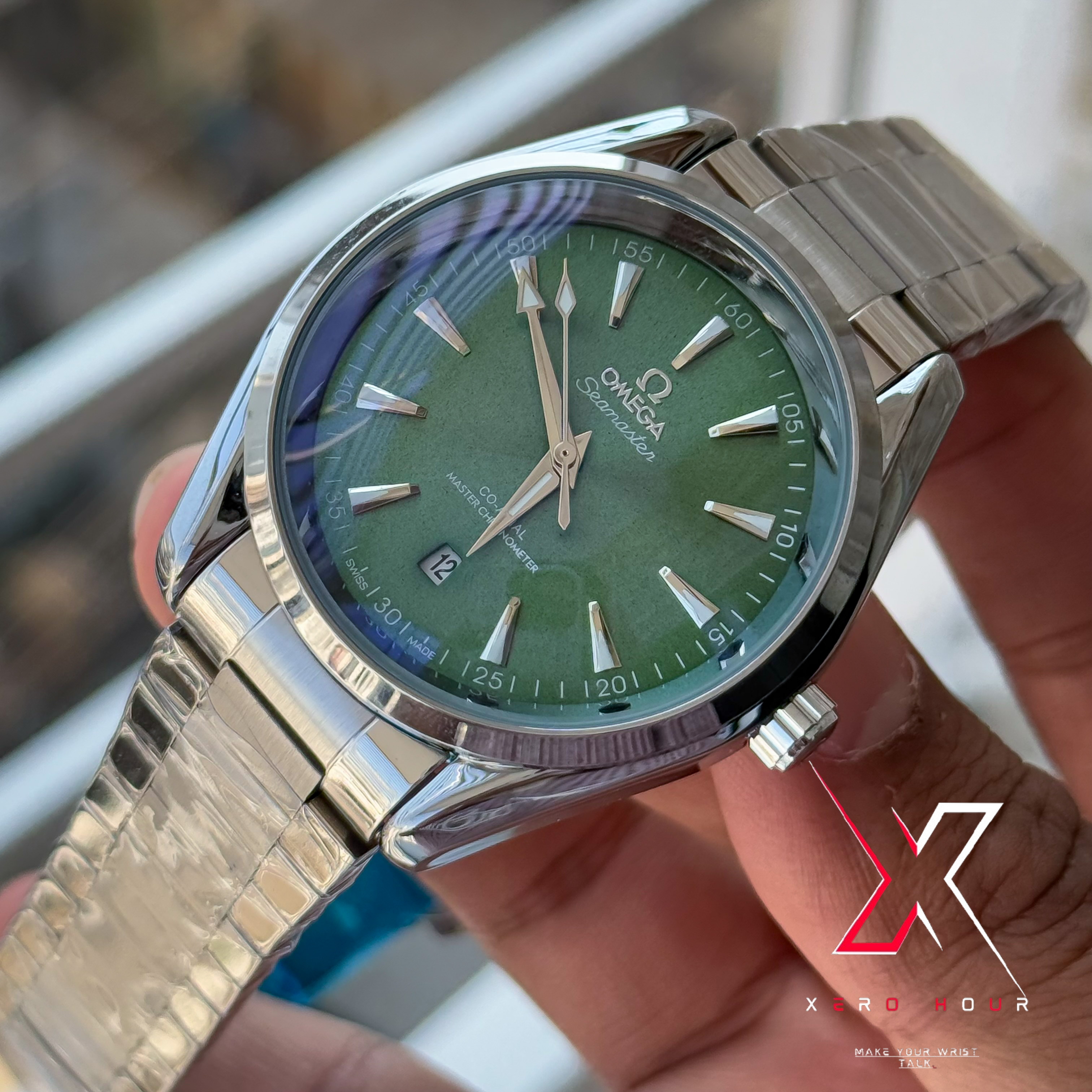 Omega Aqua Terra | Automatic Movement | Green Dial | AA Grade_img_5