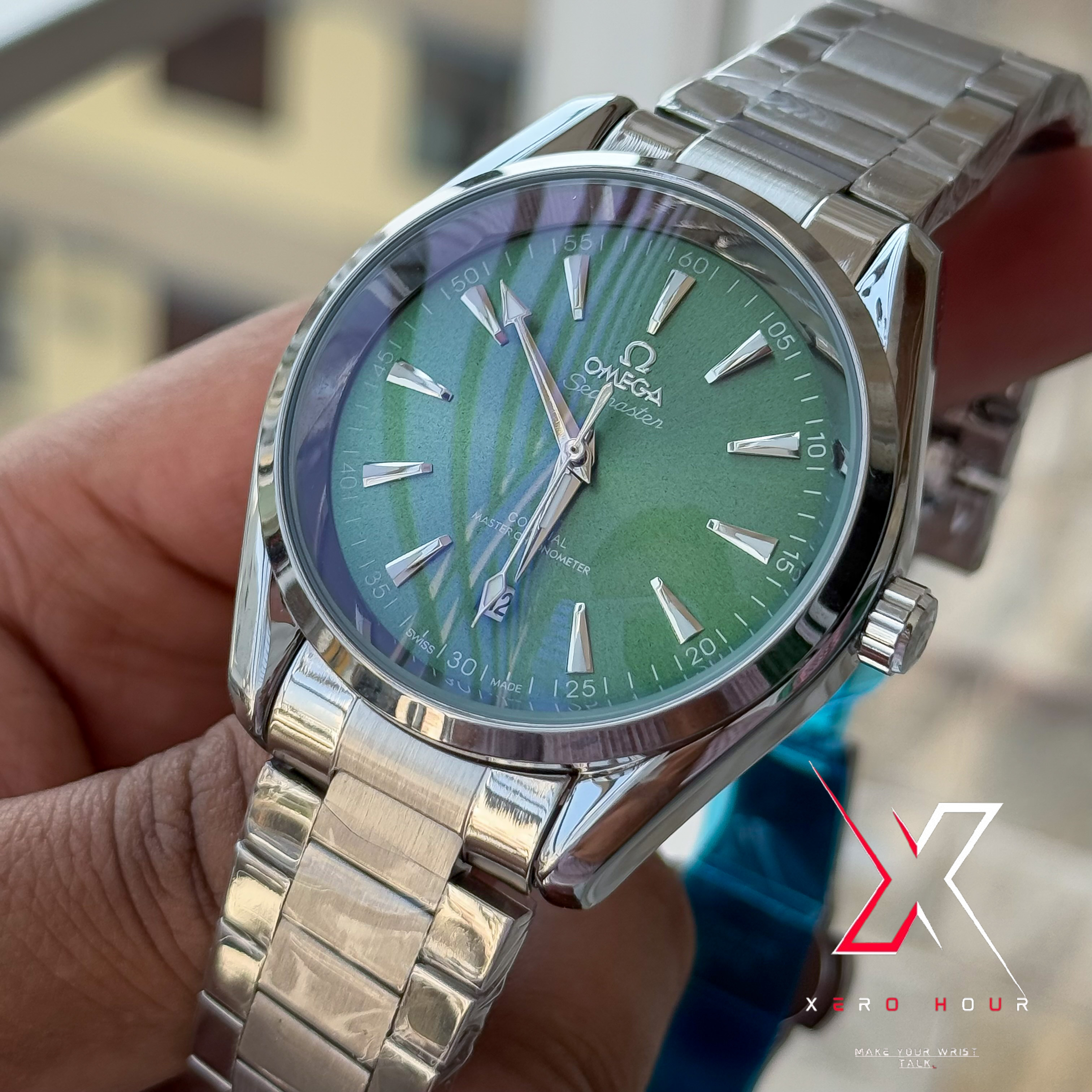 Omega Aqua Terra | Automatic Movement | Green Dial | AA Grade_img_9