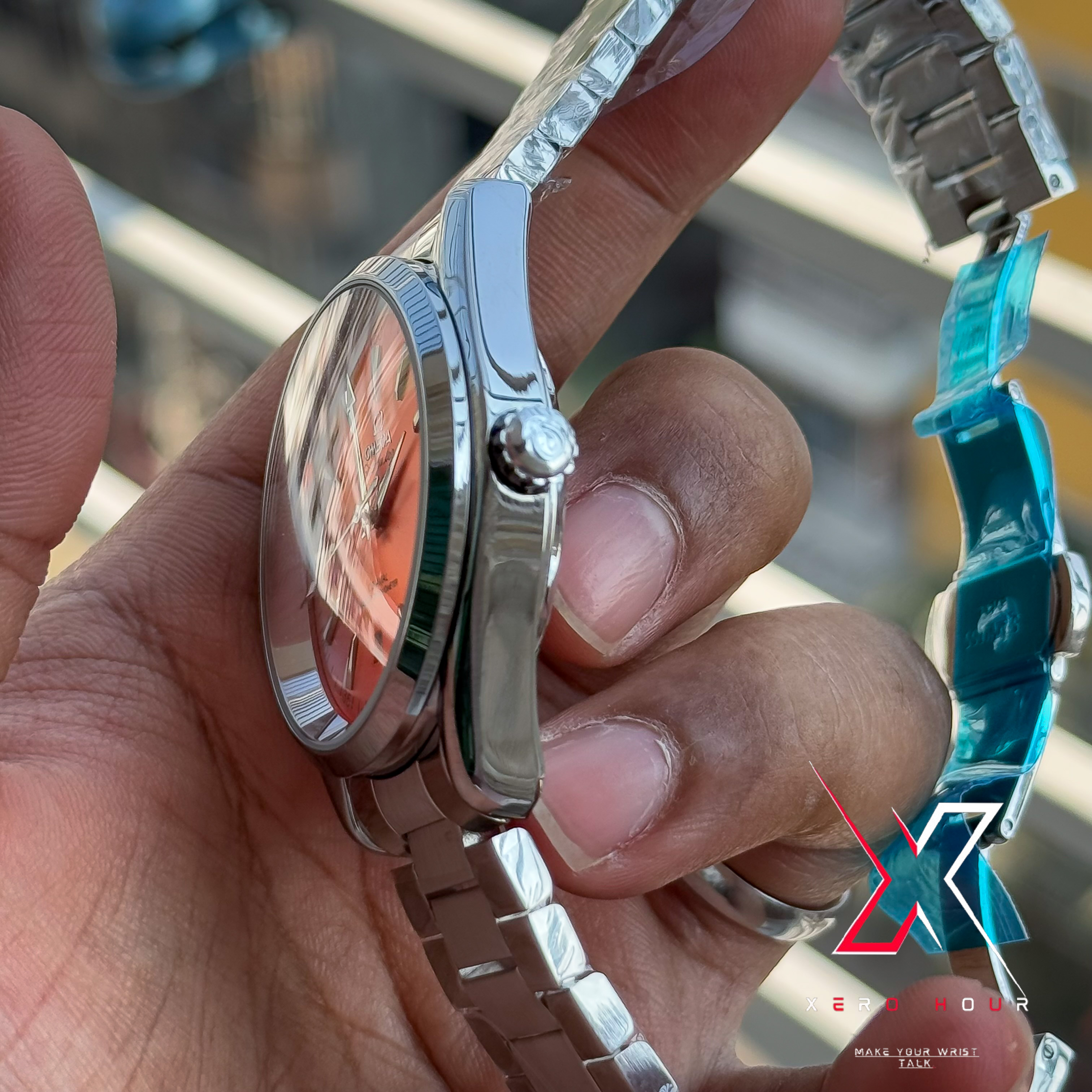 Omega Aqua Terra | Automatic Movement | Orange Dial | AA Grade_img_6