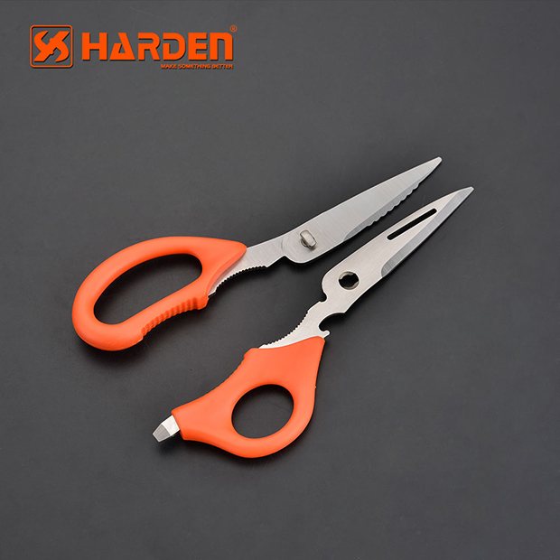 HARDEN Multi-Purpose Scissors 220mm Professional and Household Stainless Steel Scissors 570362_img_3