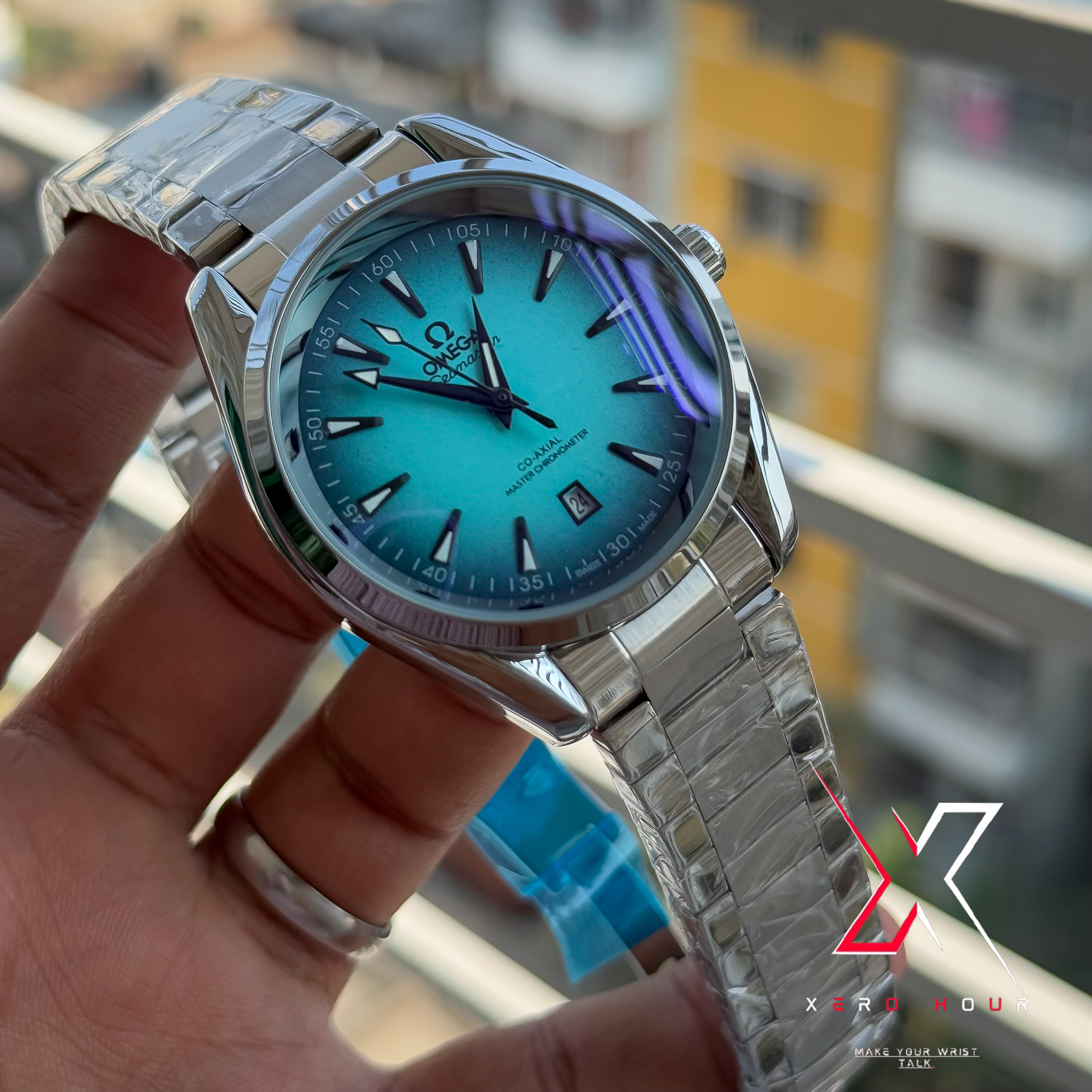 Omega Aqua Terra | Automatic Movement | Aqua Blue Dial | AA Grade