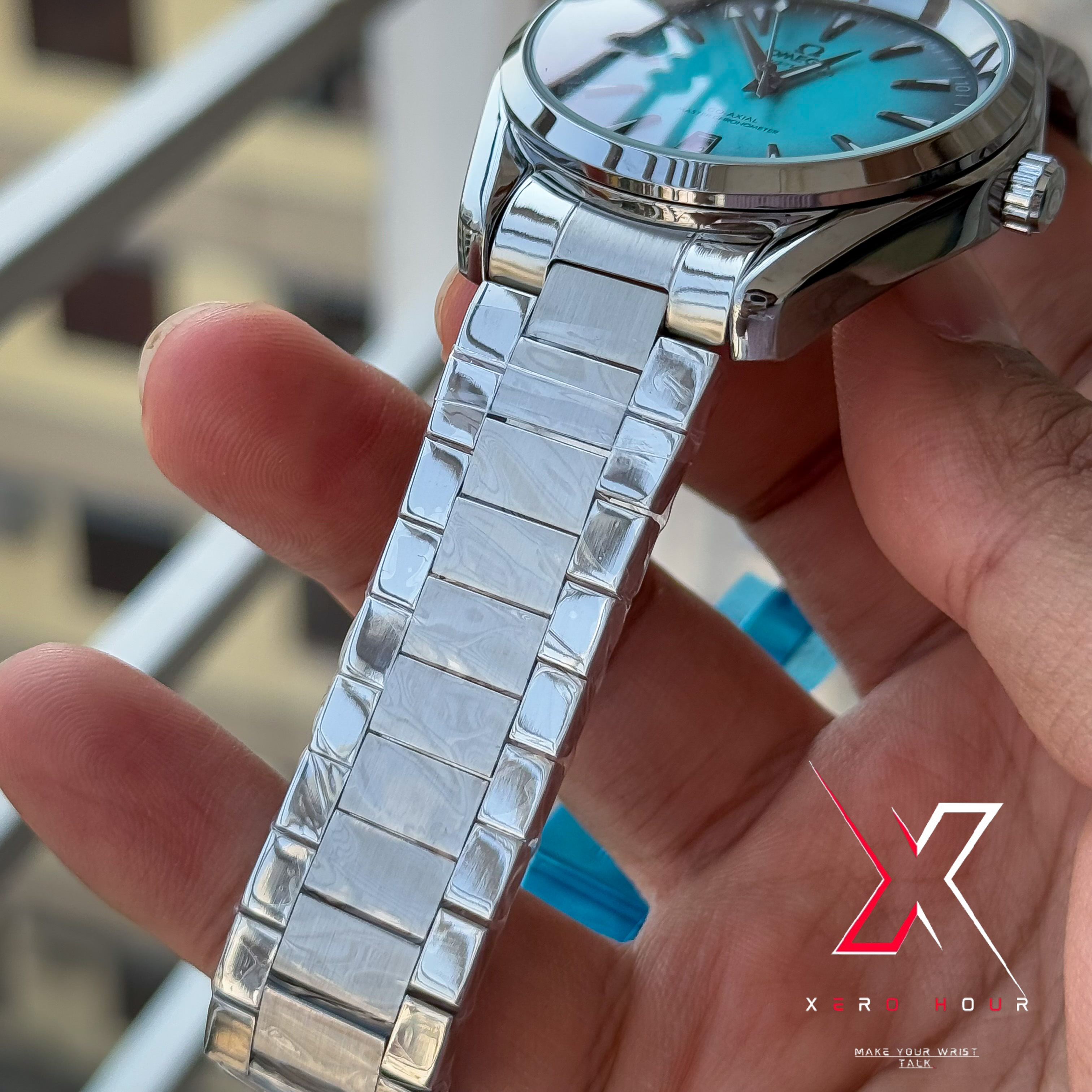 Omega Aqua Terra | Quartz Movement | Aqua Blue Dial | AA Grade_img_9