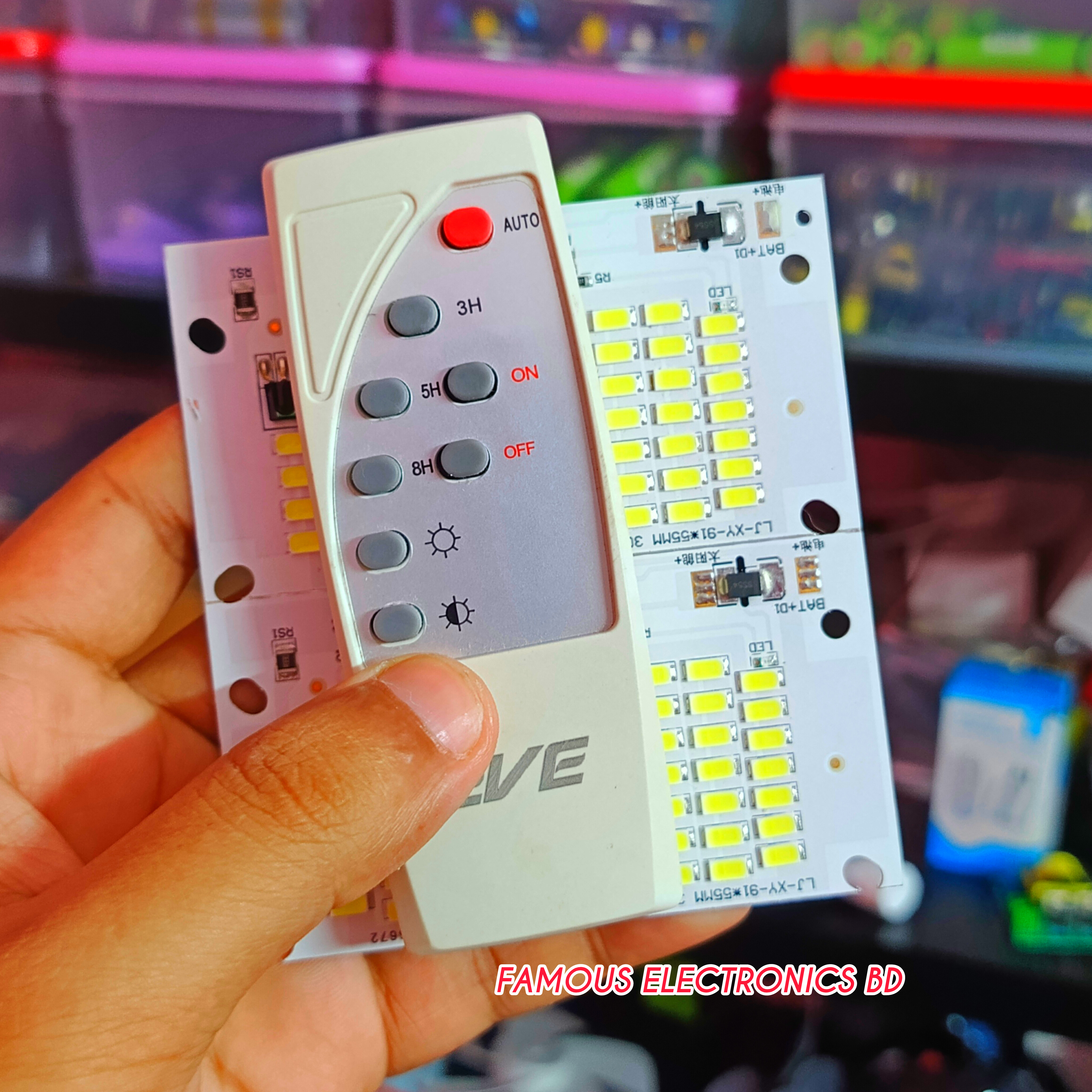 3.7V 25W Led Light with Remote Control high quality Led Light Solar Light Control System (Battery Not Included)_img_2