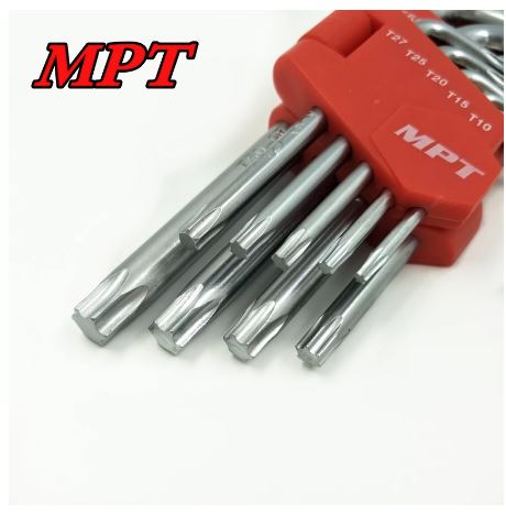 MPT 9pcs Trox Hex Key Set ( Long Arm), Cr-V, ( T10,T15,T20,T27,T30,T40,T45,T50); MHA02003-2_img_2
