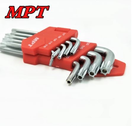 MPT 9pcs Trox Hex Key Set ( Long Arm), Cr-V, ( T10,T15,T20,T27,T30,T40,T45,T50); MHA02003-2_img_3