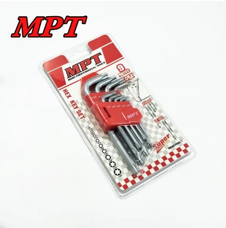 MPT 9pcs Trox Hex Key Set ( Long Arm), Cr-V, ( T10,T15,T20,T27,T30,T40,T45,T50); MHA02003-2_img_5