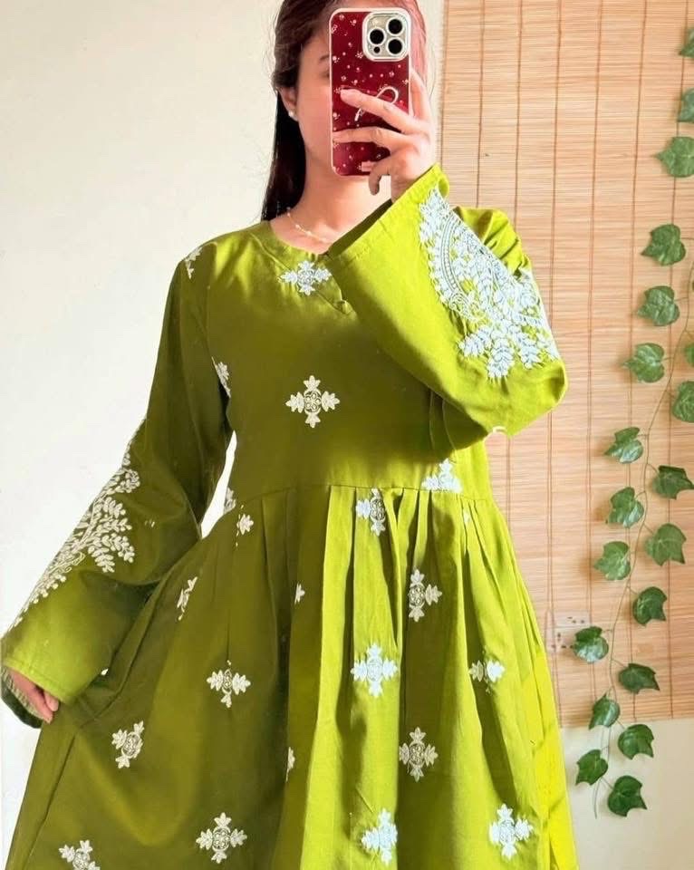 Premium Cotton Embroidery Two Piece - Image 9