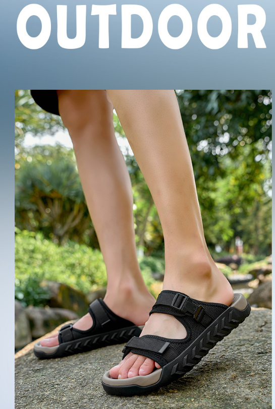 Men's Korean Style Summer Outdoor Casual Slippers_img_2