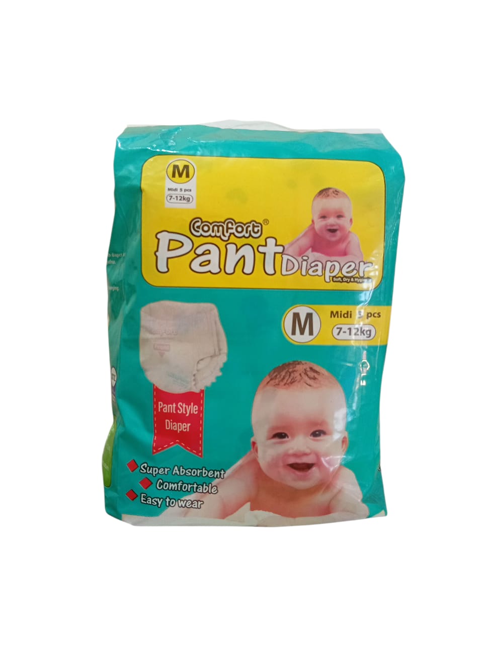 Comfort Pant Diaper 1 Pack 5 Ps Size-M