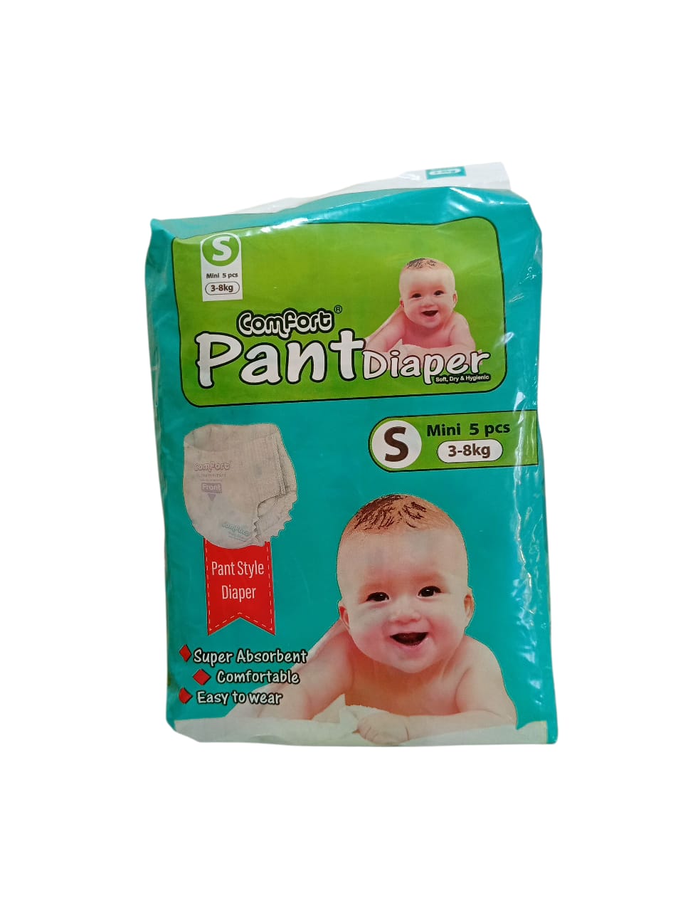 Comfort Pant Diaper 1 Pack 5 Ps Size- S
