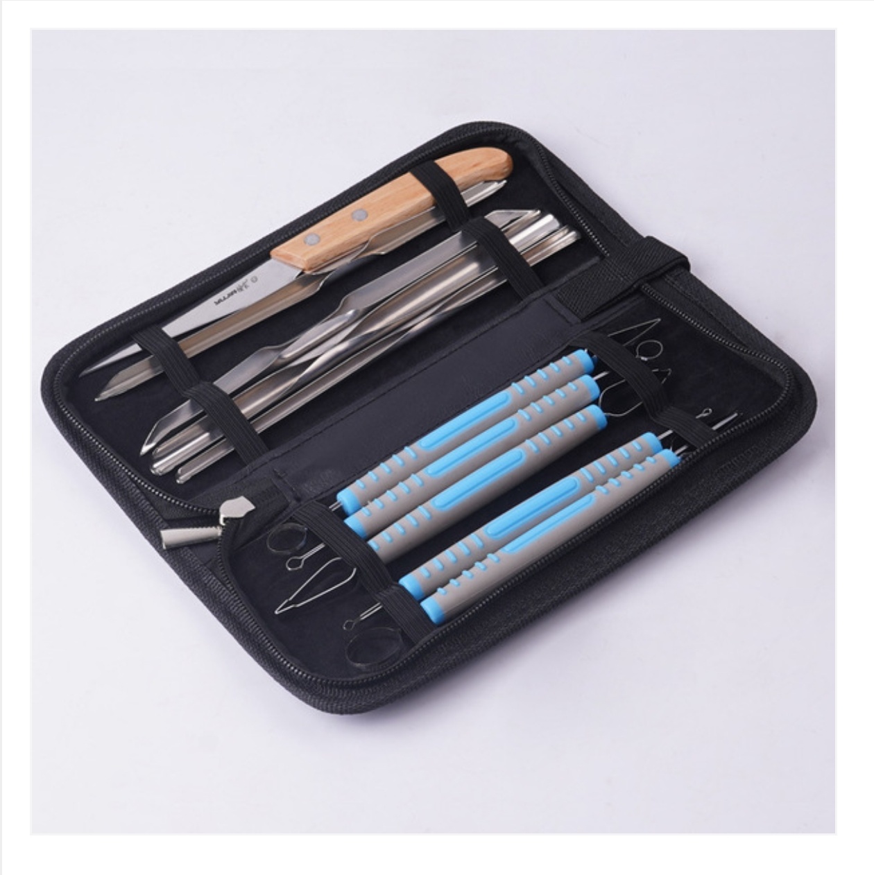 Carving Tools Chef Stainless Steel UV Stab Knife Sharp Kitchen Fruit and Vegetable Carving Knife Complete Set_img_6