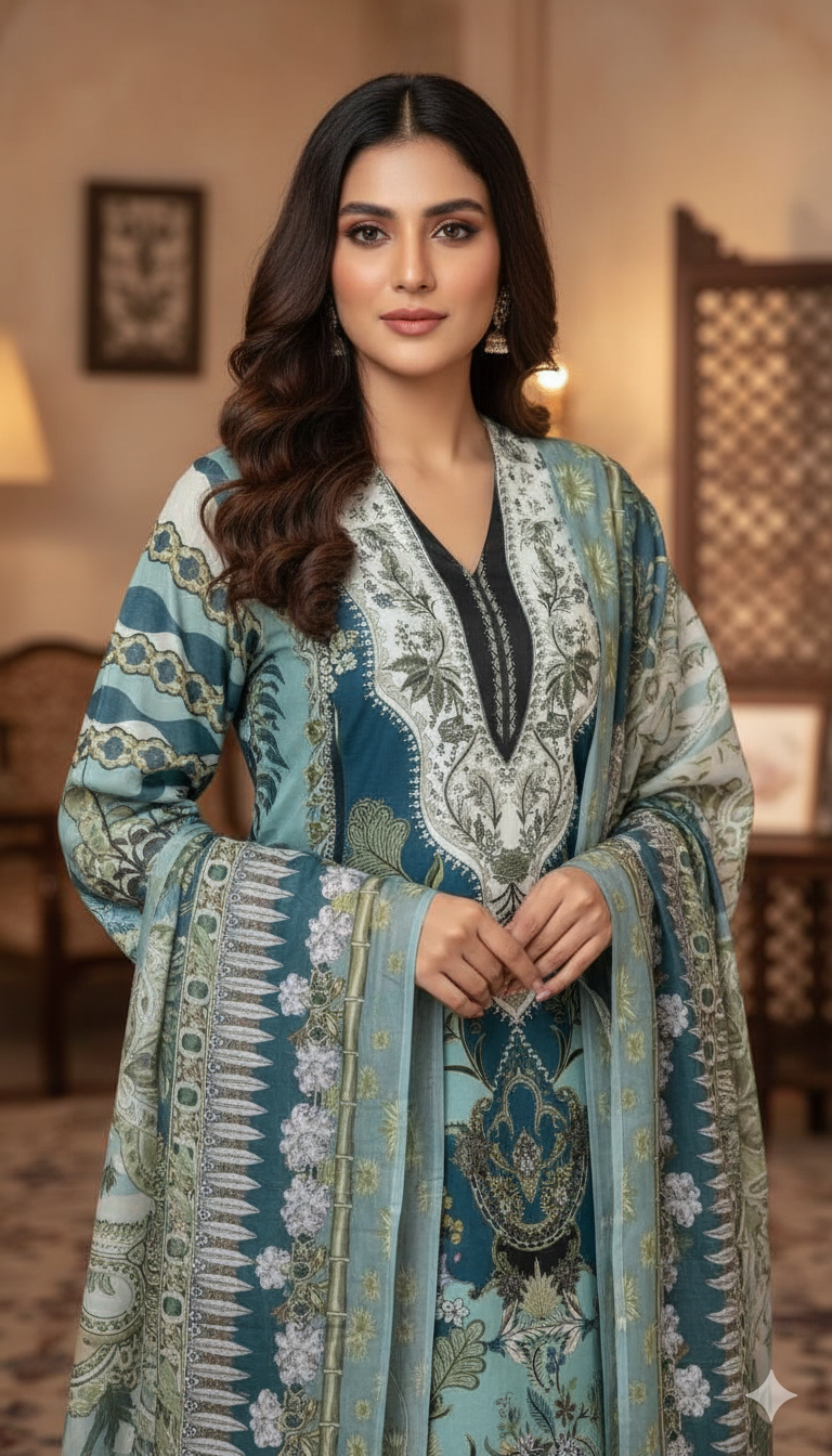 জমজম থ্রি-পিস ( প্রিমিয়াম ) (Unstitched)_img_1