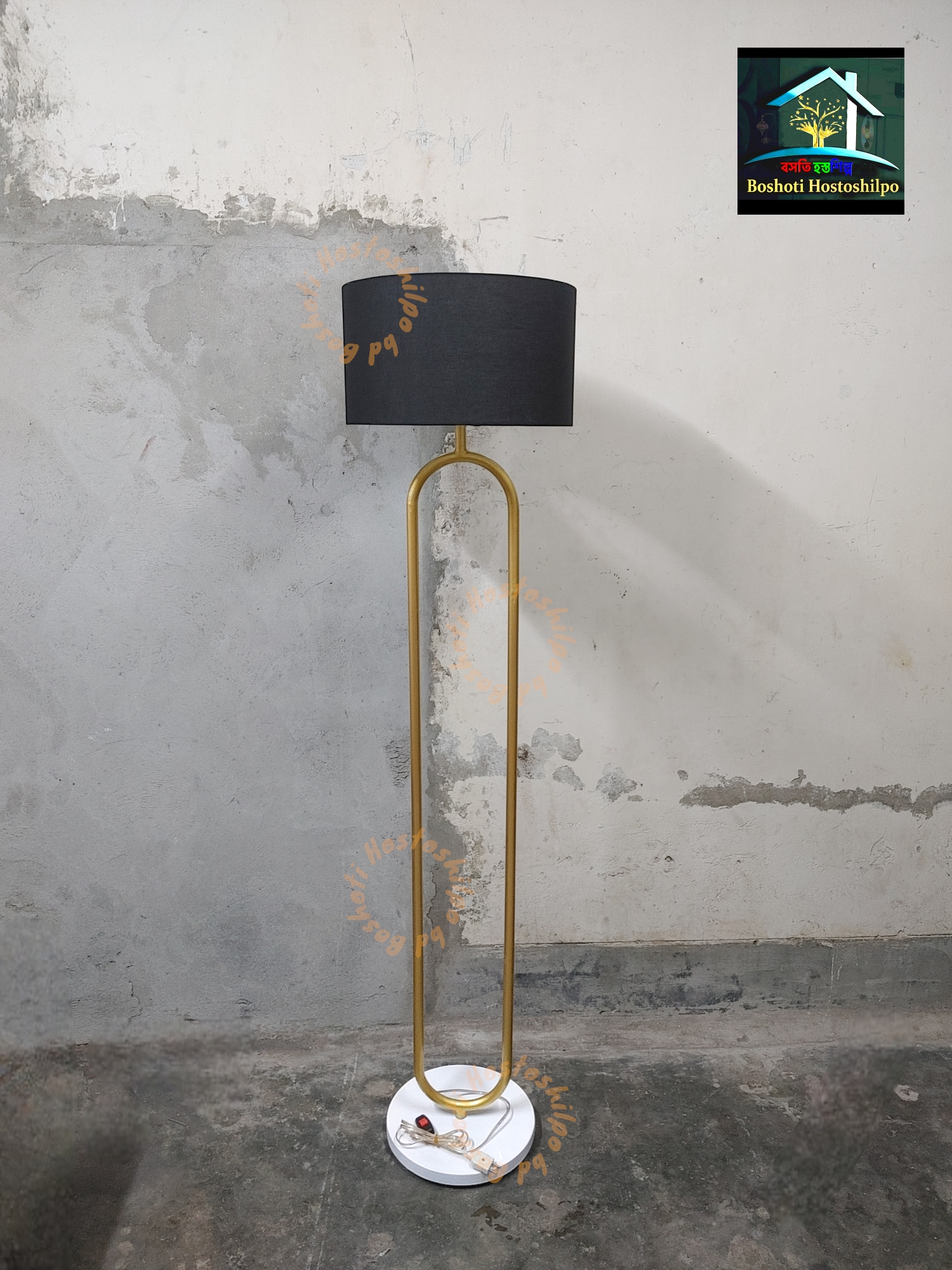 Iron Corner stand lamp_img_2