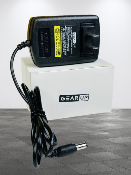 GearUP 12V/3A Power Adapter for WGP & Router (AC 100-240V to DC 12V, 3A)