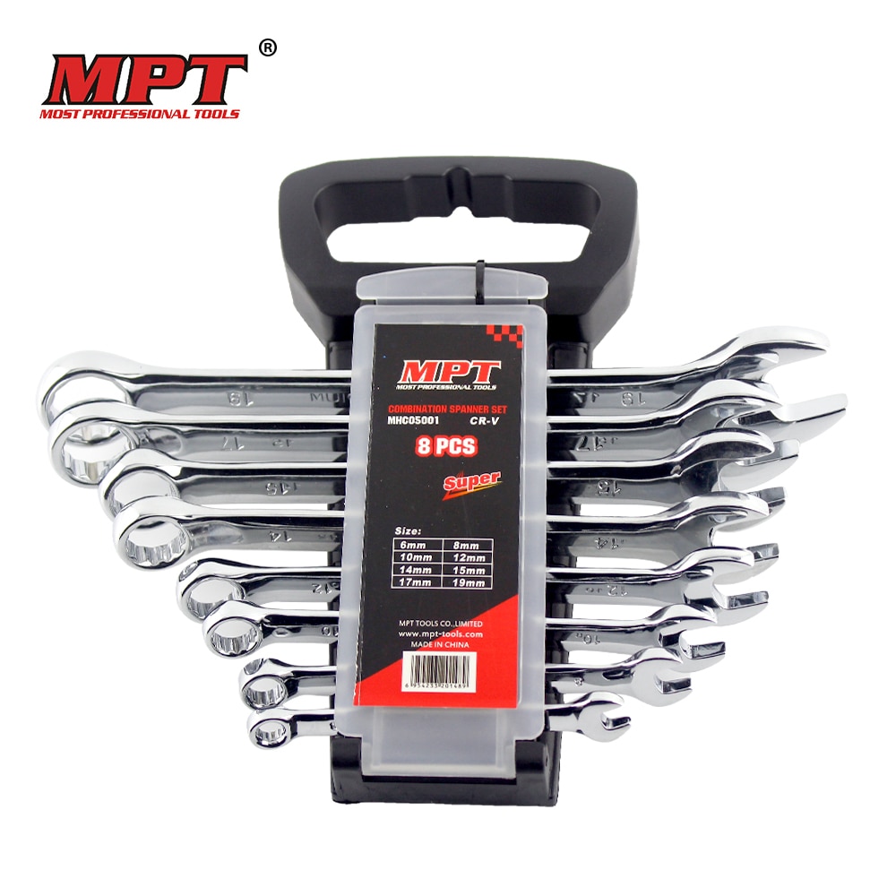 MPT 8pcs Combination Spanner Set ( 6, 8, 10, 12, 14, 15 & 17mm ), CR-V; MHC05001_img_3