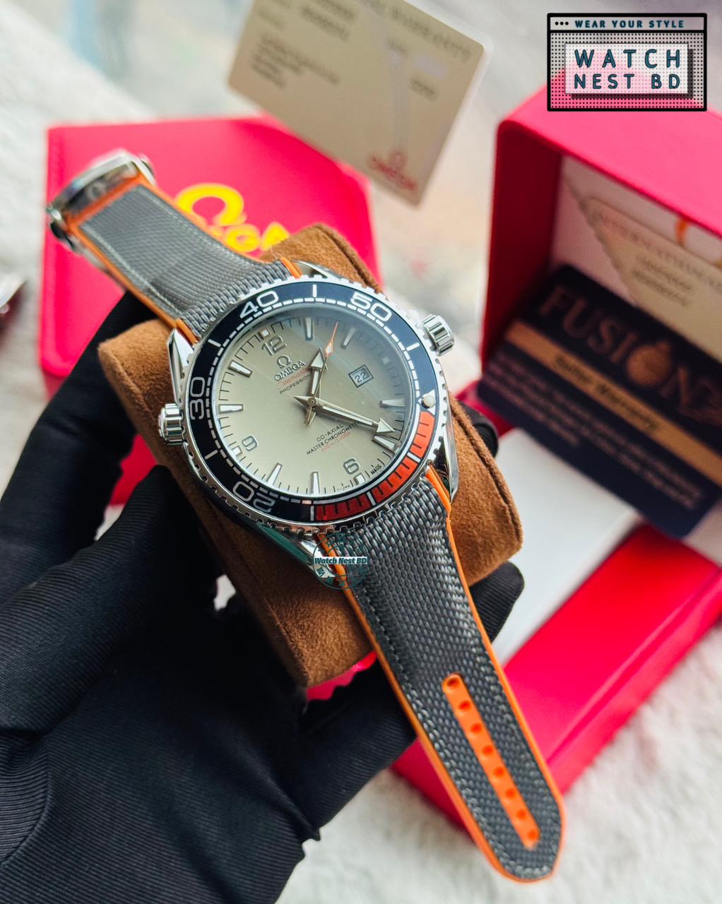 Omega Quartz Formal Belt Watch || AA Grade Master Copy