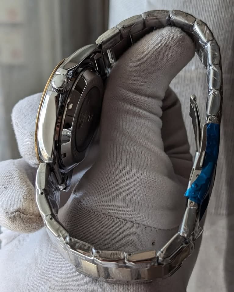 Rolex White Face Mechanical Watch_img_2