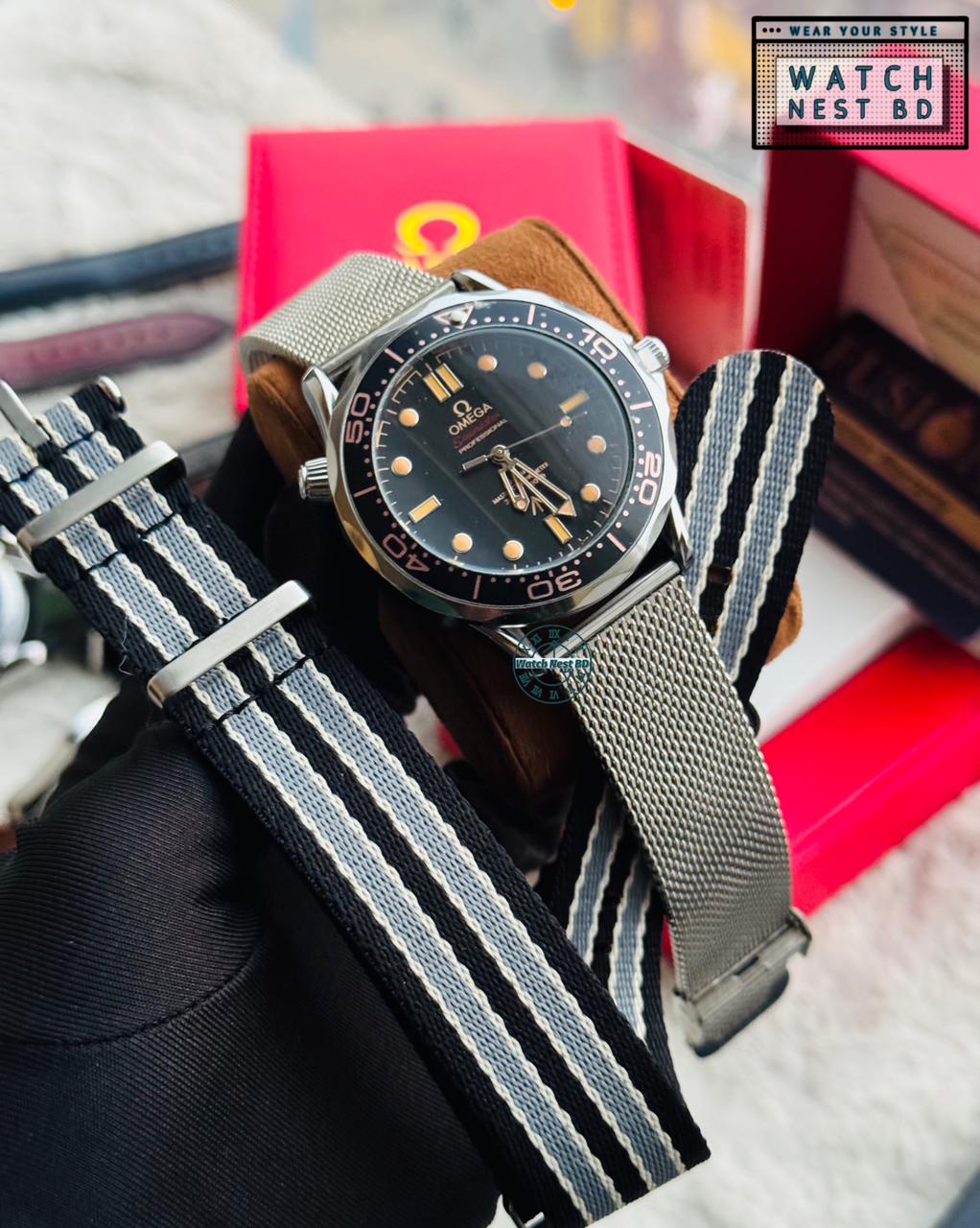 Omega 007 Sweep Movement Watch || Semi AAA Grade Master Copy