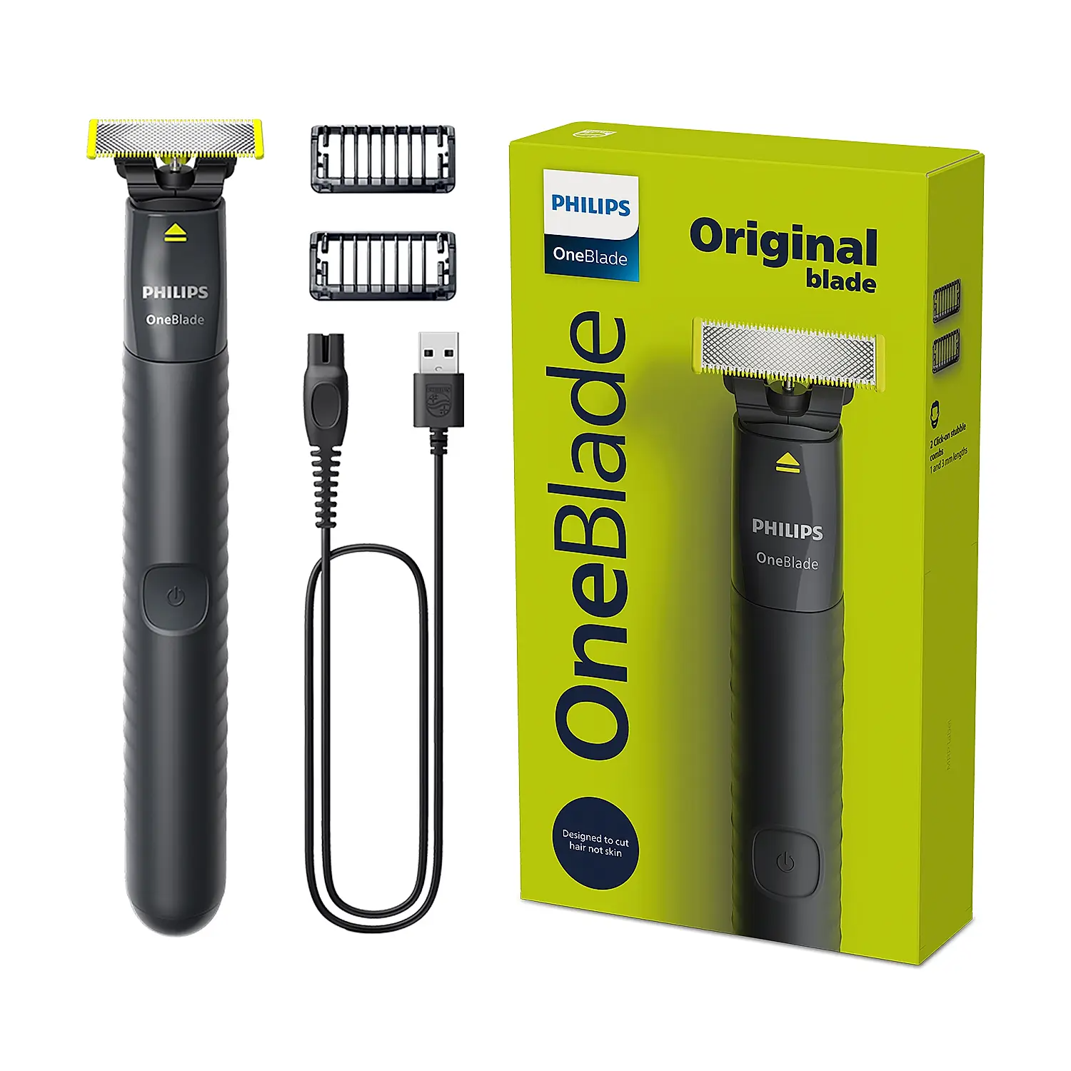 Philips QP1424/10 OneBlade, Hybrid Trimmer and Shaver For Men_img_0