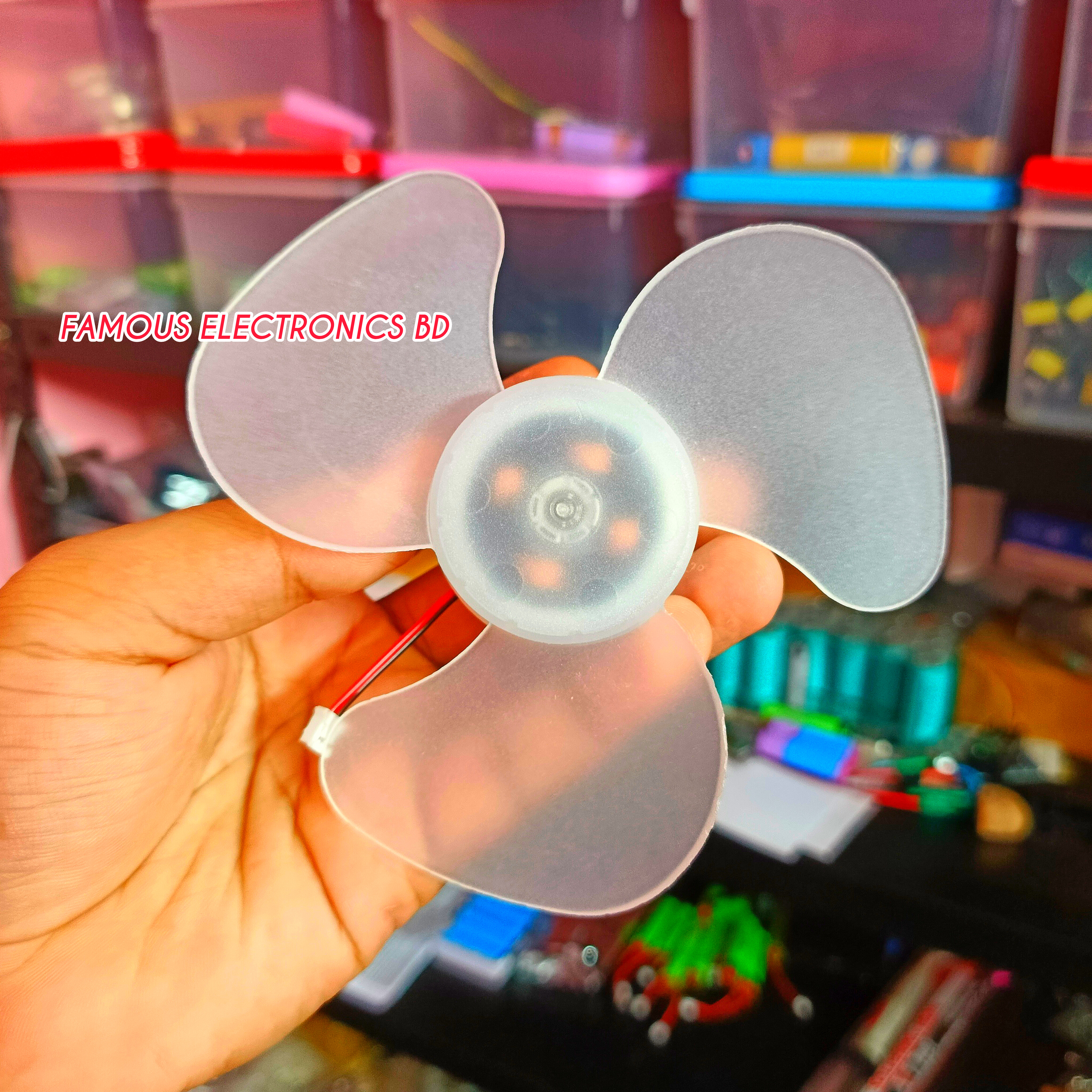 6inch BLDC Brushless Fan Motor 9V/12V Fan Core 3 Blades High Air Flow_img_4