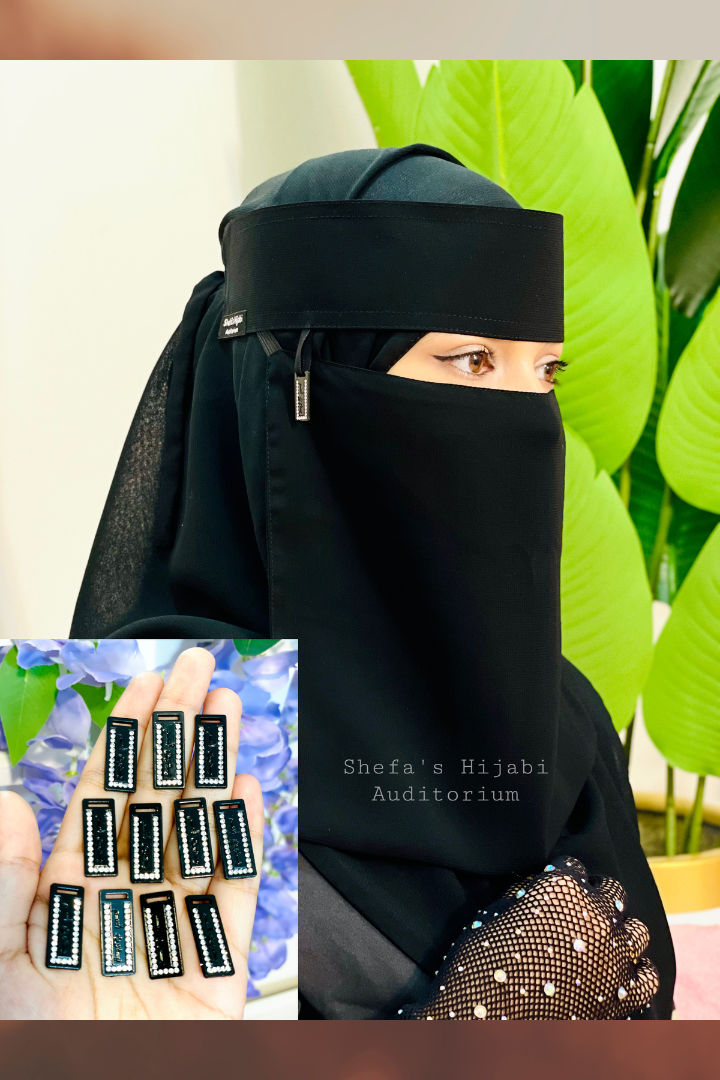 Black Long Pendent Nikab_img_0