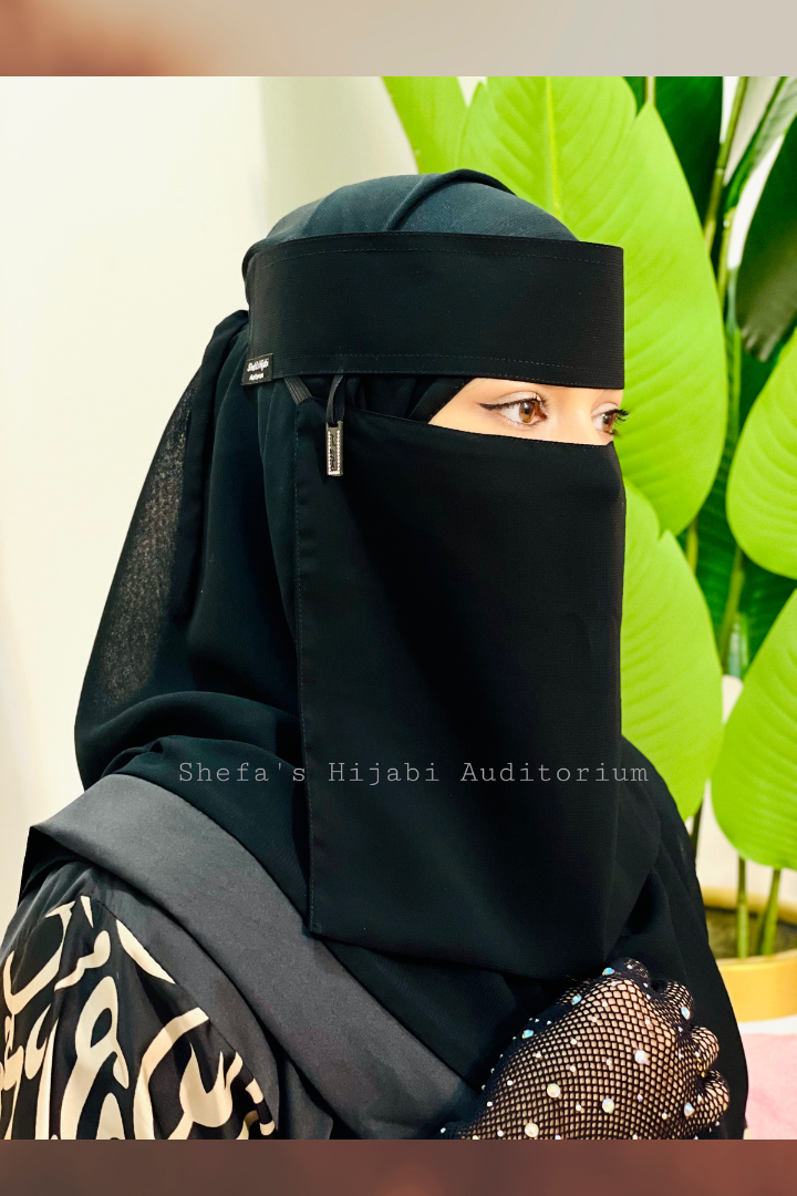 Black Long Pendent Nikab_img_1