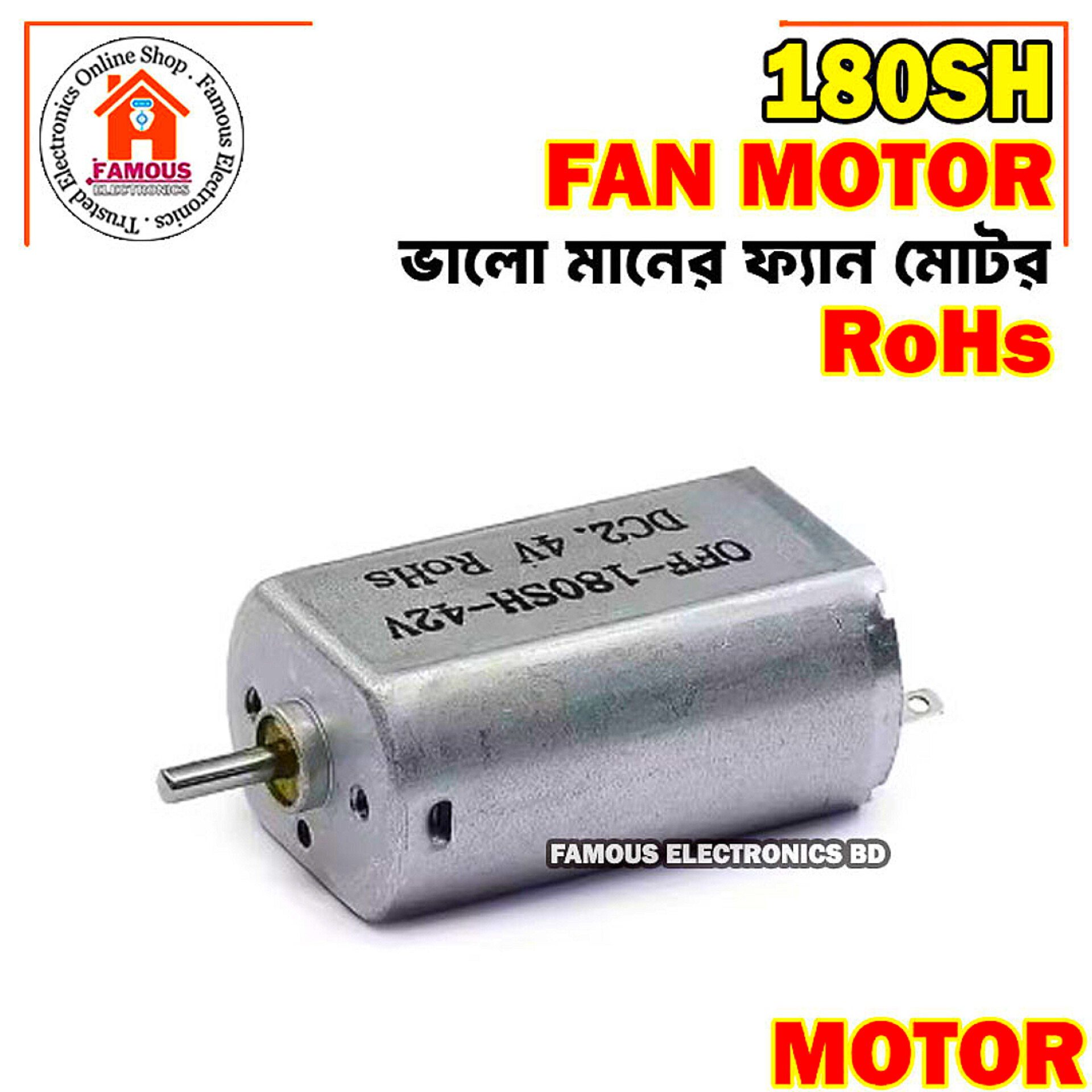 180SH 2.4V 3.7V Micro DC Motor Output Shaft 2.0MM Well-made Electric Shaver Hair Clipper Toy Motor_img_3