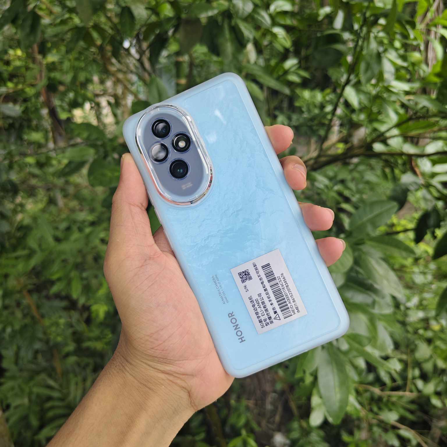 Honor 200/200pro transparent tpu soft cover with camera lens_img_0