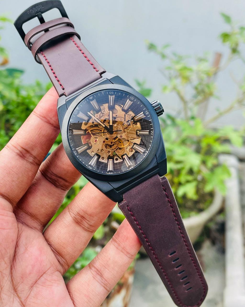 Fossil Automatic Mechanical Belt Watch (Semi AAA Grade)