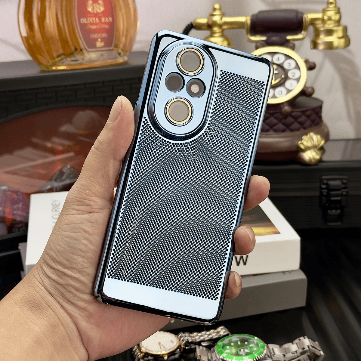 Honor 200 electroplated heat dissipation Hard cover_img_4