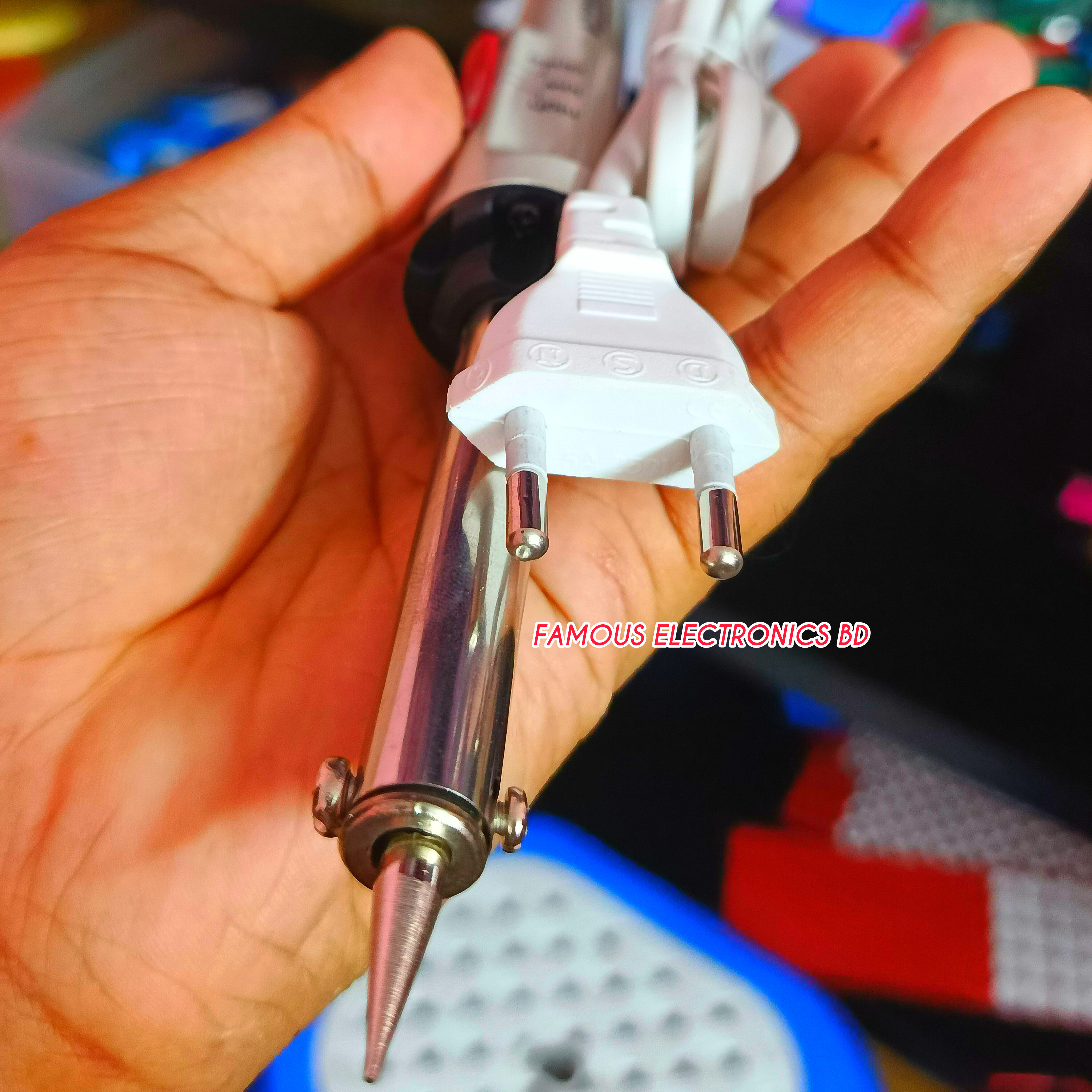 Soldering Iron 220V 60W with High Low Off Switch System- White_img_6