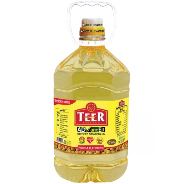 Teer Fortified Soyabean Oil 5Ltr(তীর সয়াবিন তেল)