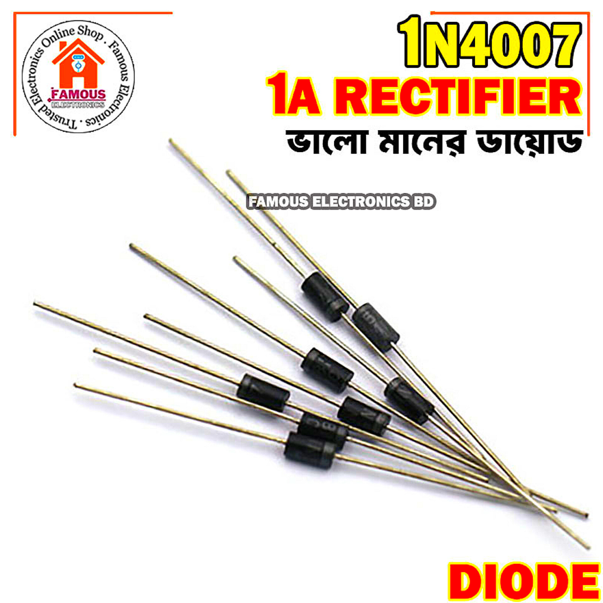1N4007 General Rectifier Diode -5PCS_img_3