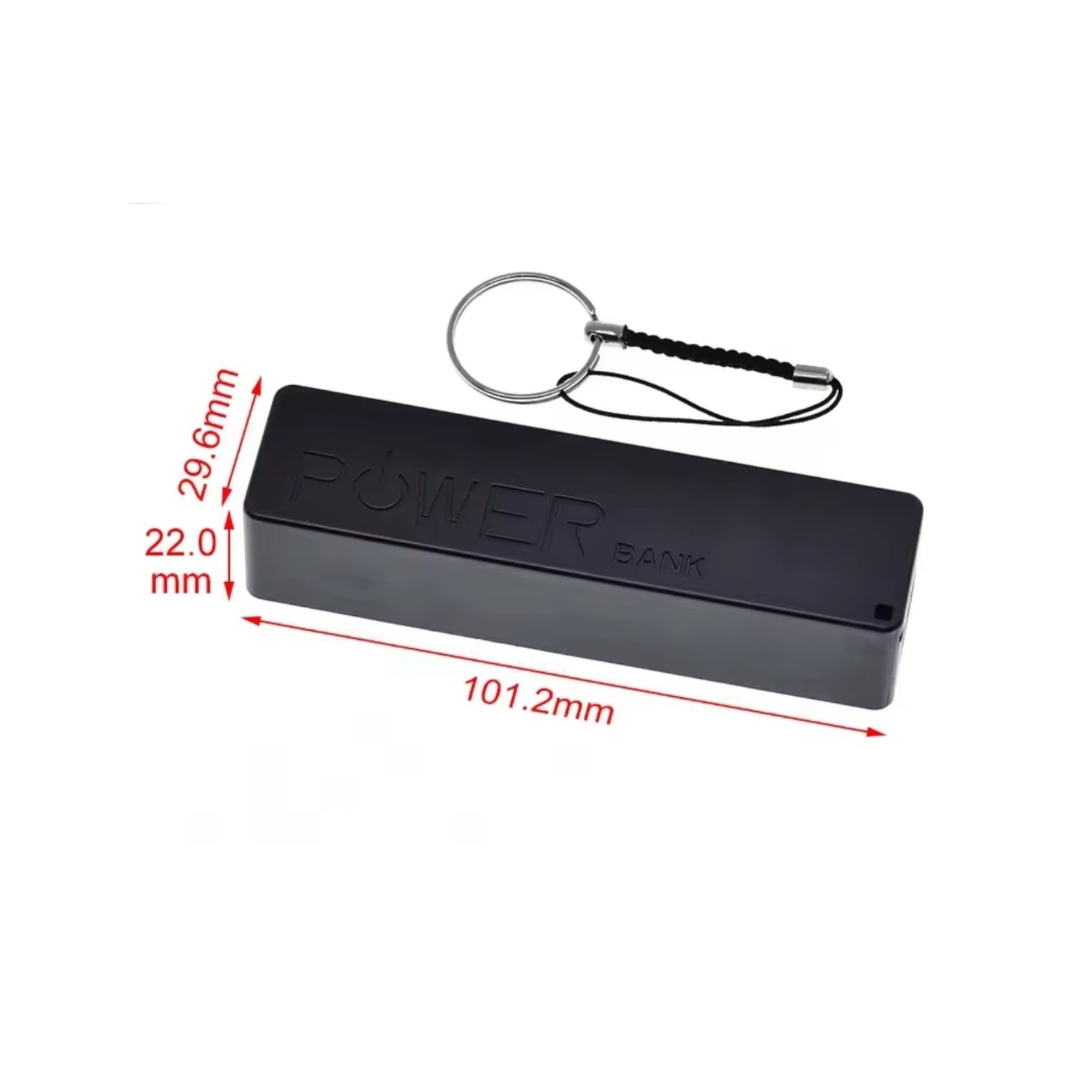 1 Slot USB Power Bank Case 18650 Battery Charger Case DIY Box with Key Chain_img_3