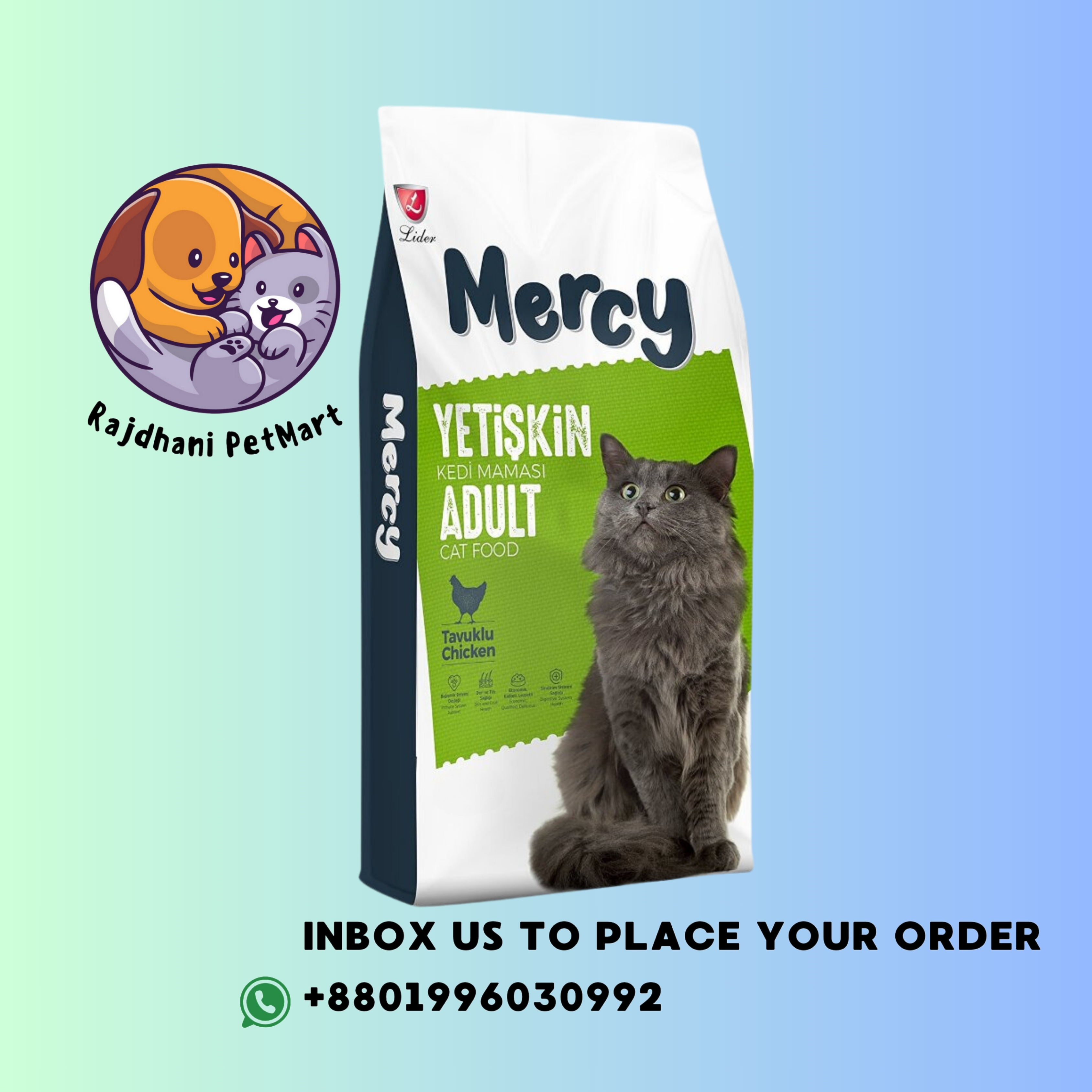 Mercy Adult Cat Food Chicken 1kg