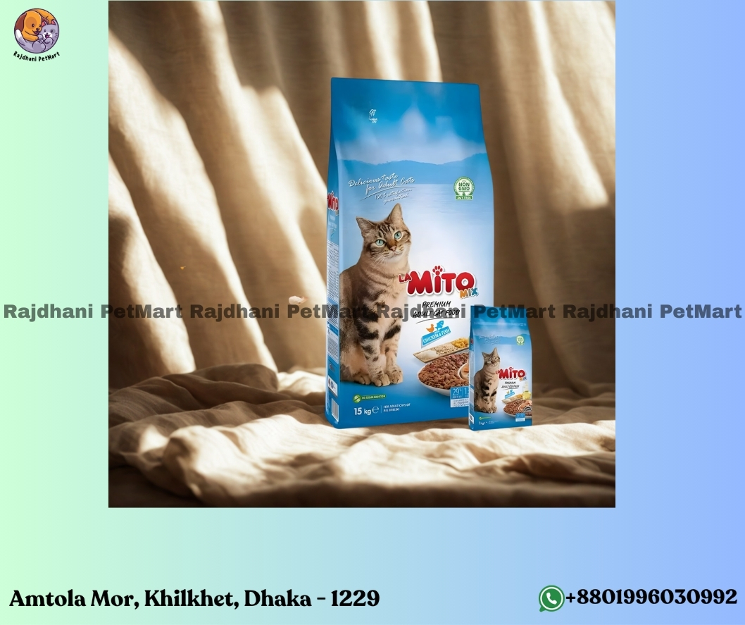 Mito Adult Dry Cat Food with Chicken & Fish