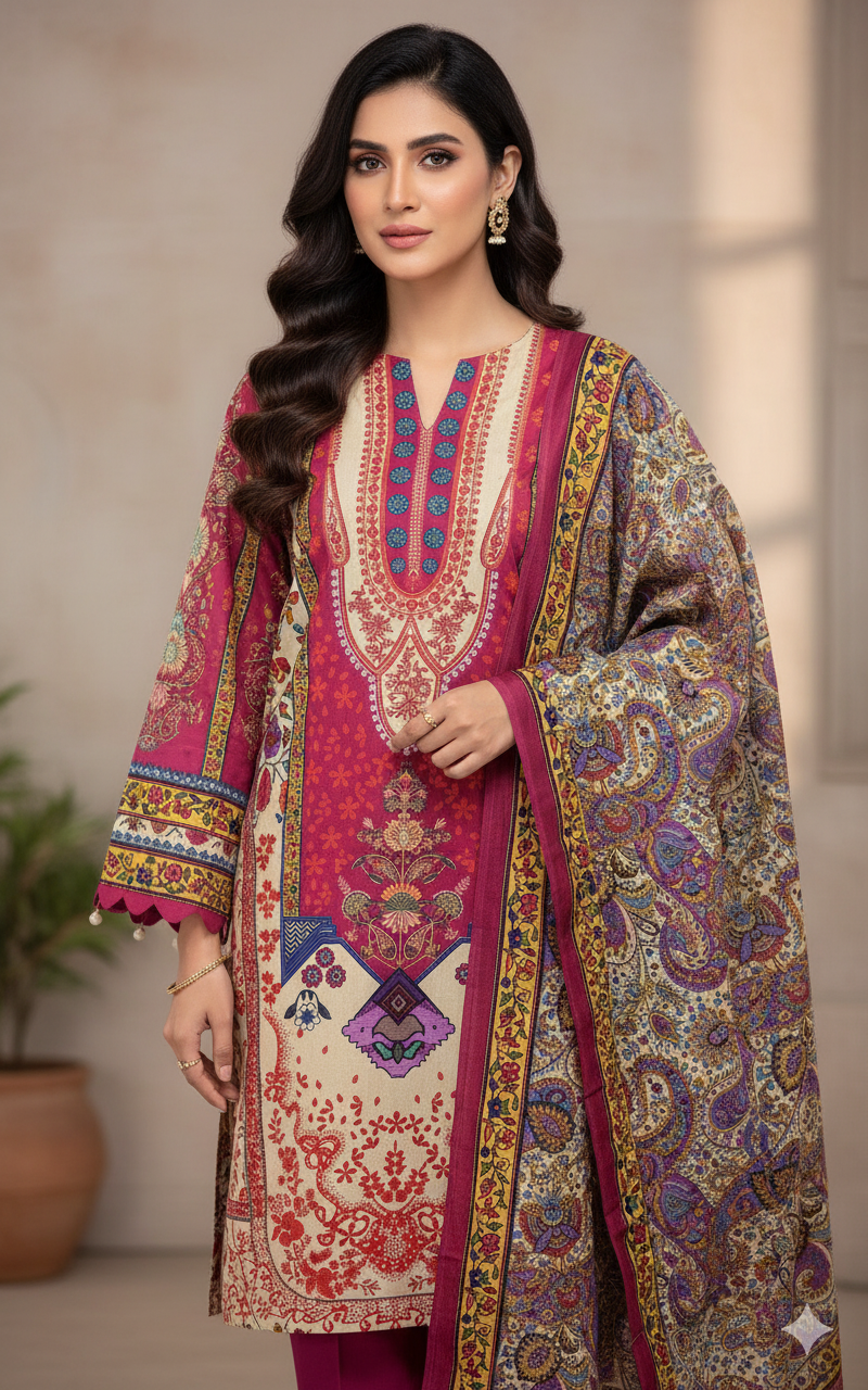 জমজম সুইস লোন (প্রিমিয়াম) (Unstitched)_img_1