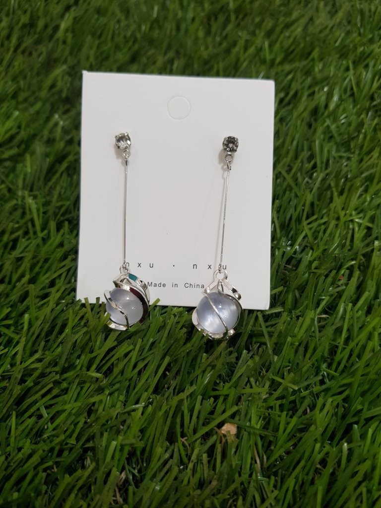 Cat’s Eye Stone Pendant & Earring Set – Elegant Women’s Jewelry | Stylish Fashion Set