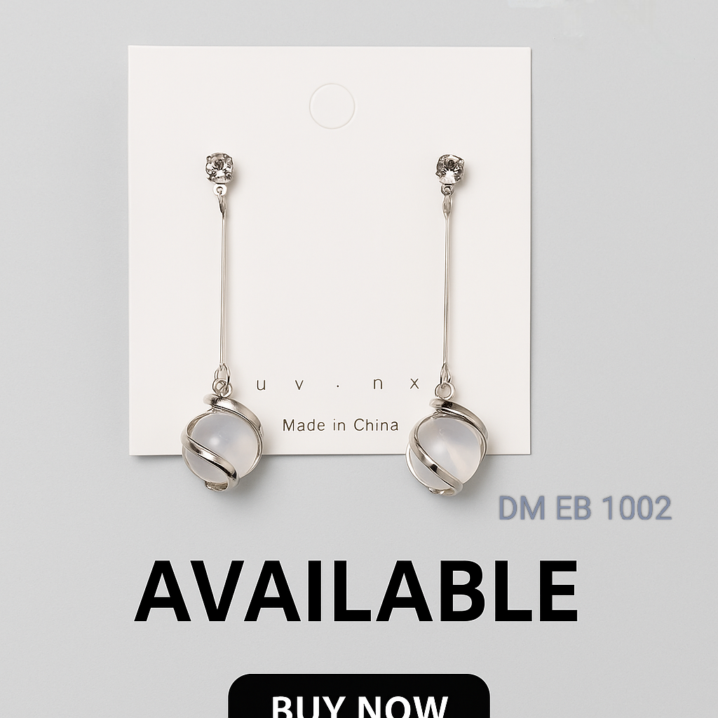 Cat’s Eye Stone Pendant & Earring Set – Elegant Women’s Jewelry | Stylish Fashion Set_img_1