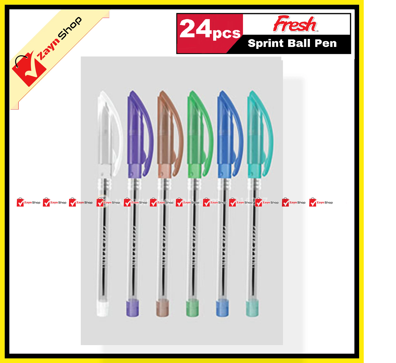 Fresh Sprint Ball Pen 0.6mm pack of 24 pcs_img_1