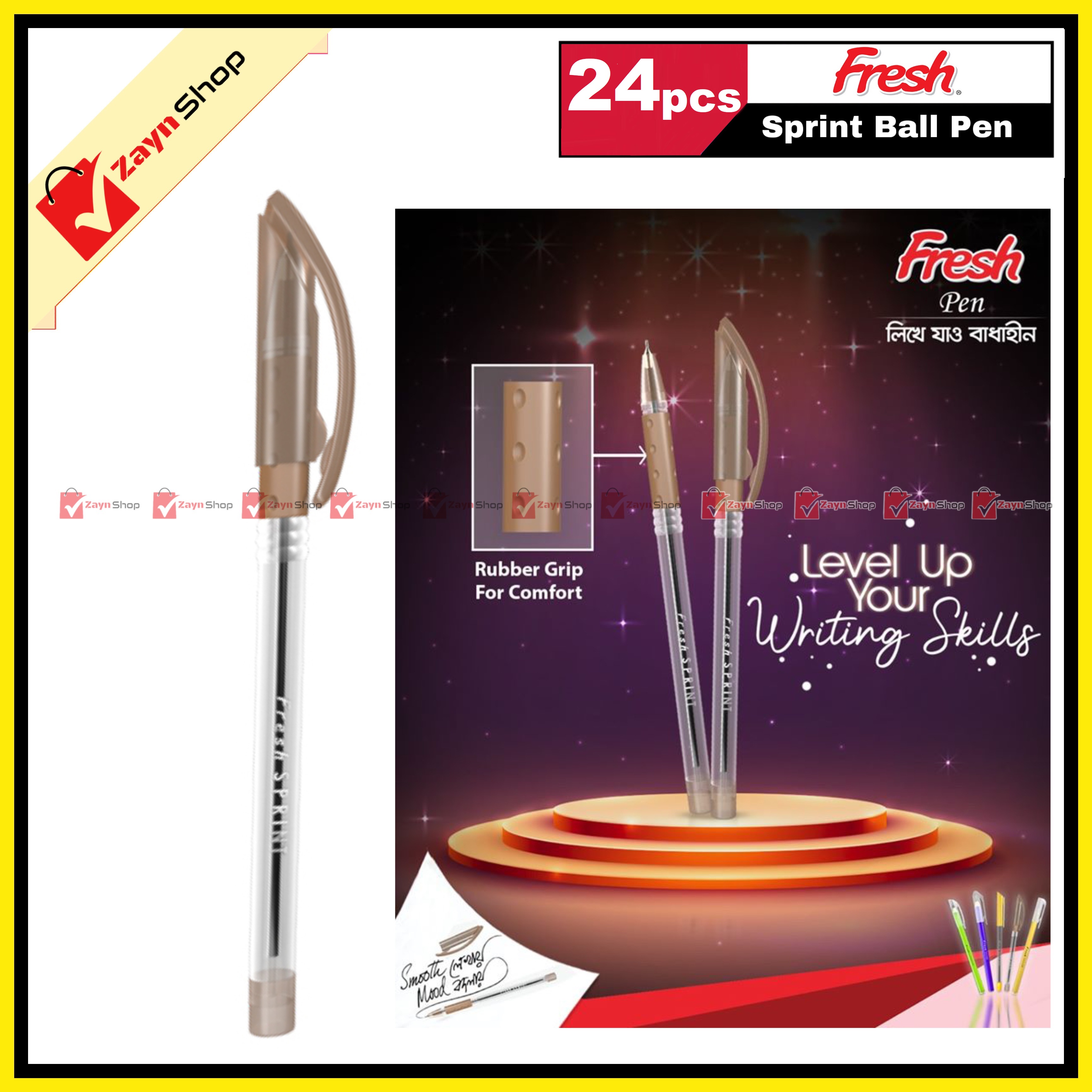 Fresh Sprint Ball Pen 0.6mm pack of 24 pcs_img_3