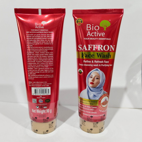 Bio Active Saffron Face Wash 90g (THAILAND)_img_0