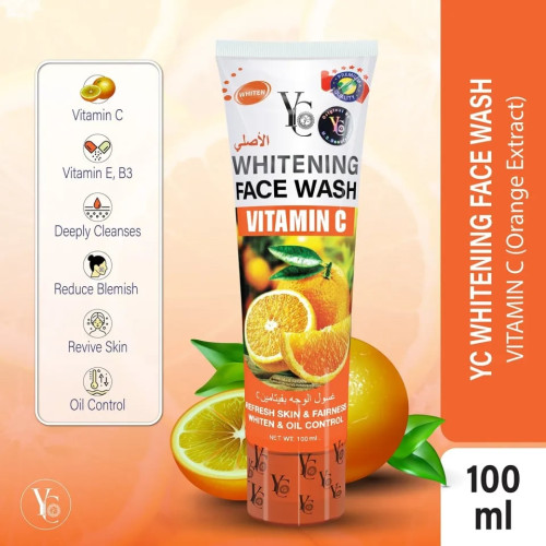 YC Whitening Face Wash Vitamin C 100ml_img_2