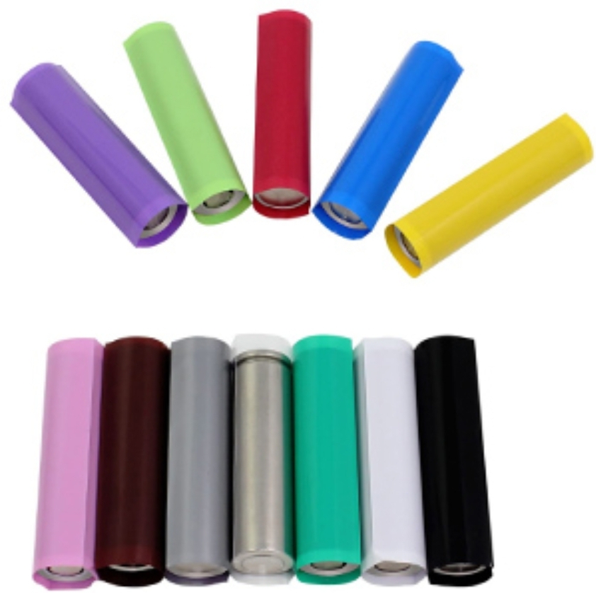 18650 Battery Sleeve Heat Shrink Shrinkable Tube Insulated Multicolor Battery Skin PVC FilmTape Protector Cover Pipe_img_1