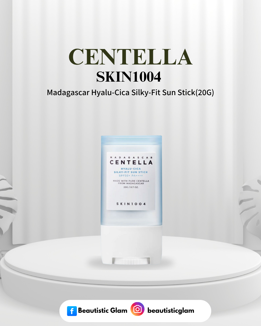 Centella Skin1004 Madagascar Hyalu-Cica Silky-Fit Sun Stick 20G