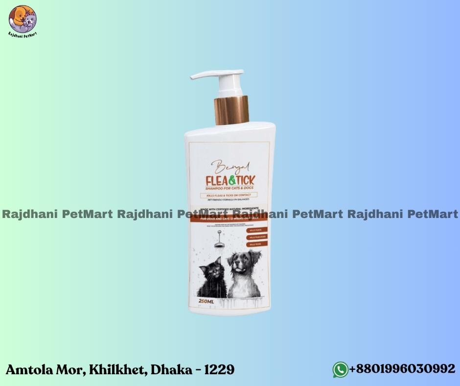 Bengal Flea & Tick Shampoo for Cats & Dogs 250ml