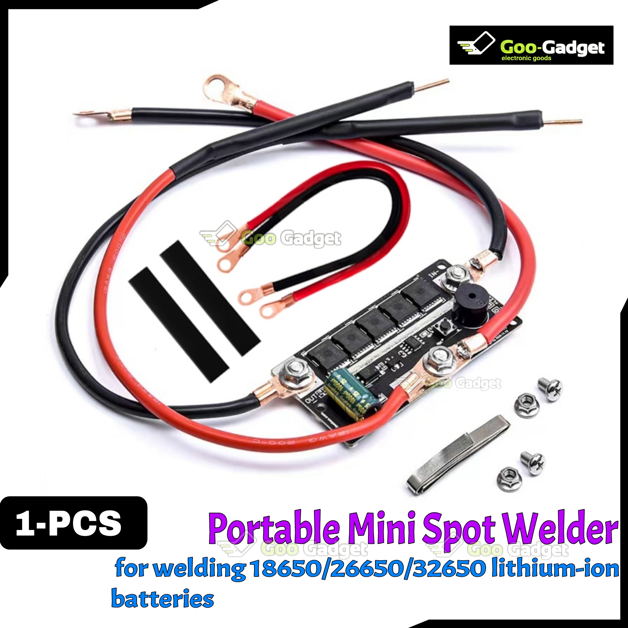 Portable Mini Spot Welder Set | Handheld Welding Machine for 18650/26650/32650 Lithium-Ion Batteries