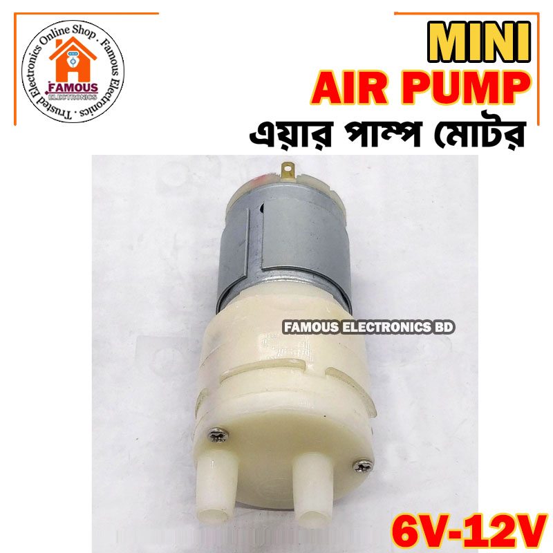 Air Pump DC 12V Mini Air Pump High Pressure Large Capacity Low Noise_img_4
