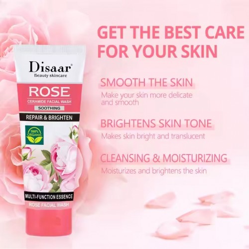 Disaar Rose Ceramide Face Wash 100g (CHINA)_img_1